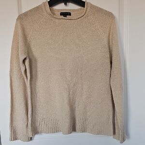 Carolyn Taylor Cream Crew Neck Sweater